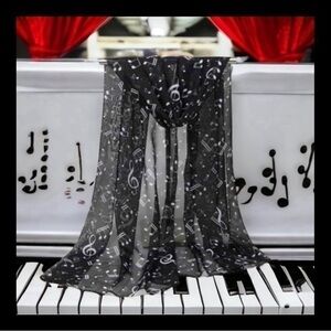 Music Note Scarf
